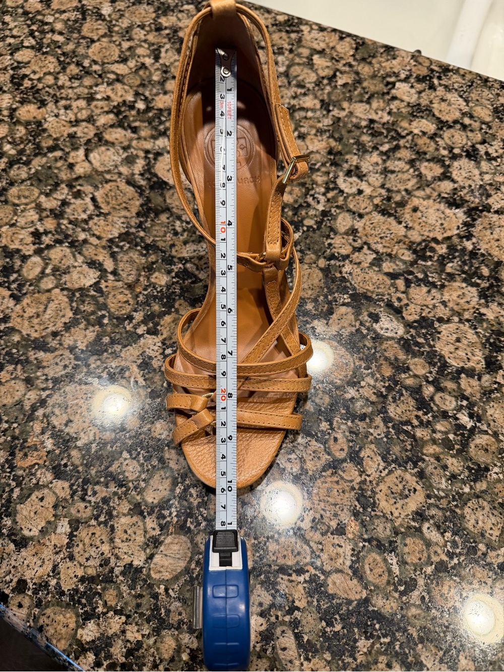 Tory Burch Tan Strappy Heels - Picture 6 of 7